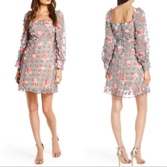 Anthropologie Foxiedox Vita 3D Floral Dress S NWT